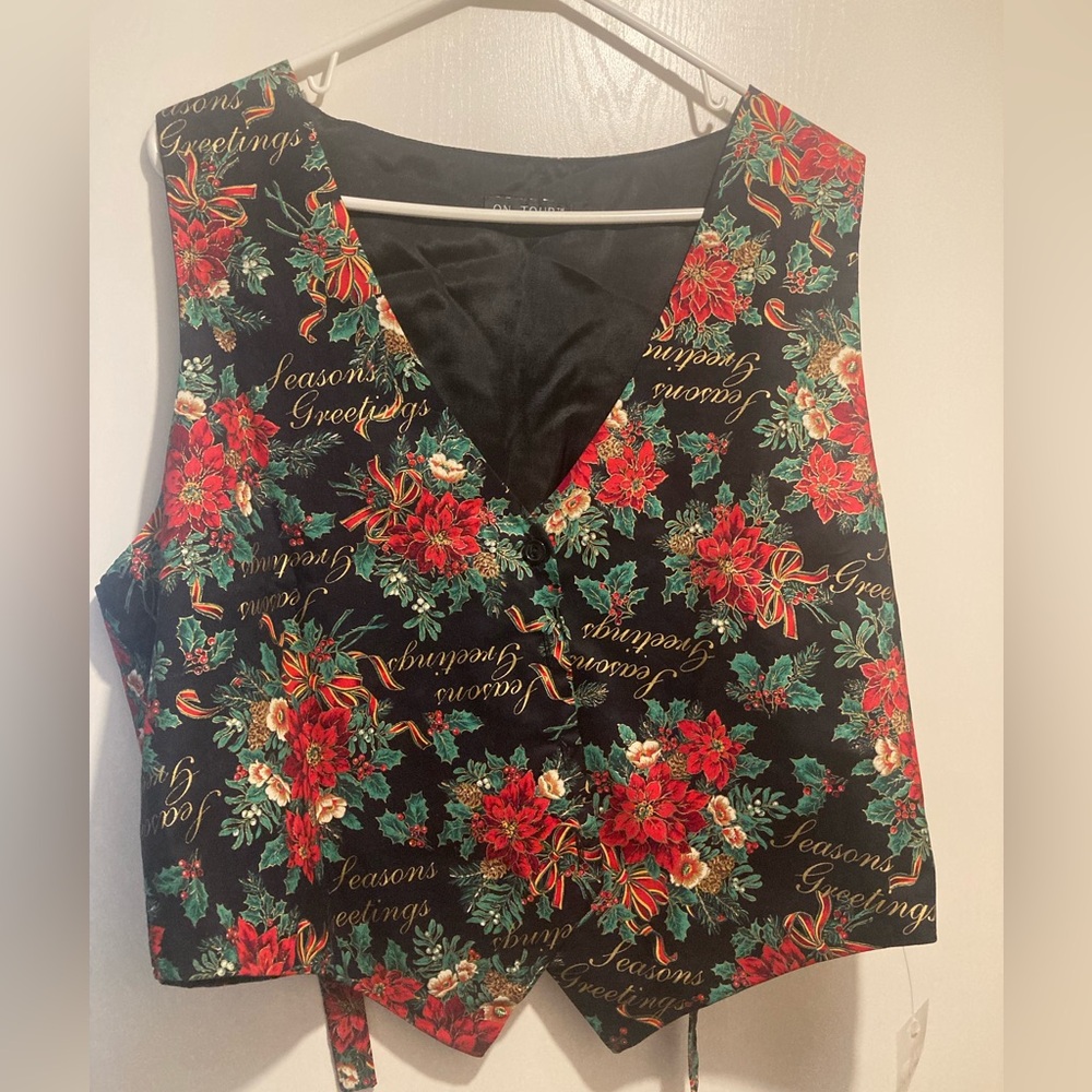Vintage On Tour Christmas Vest